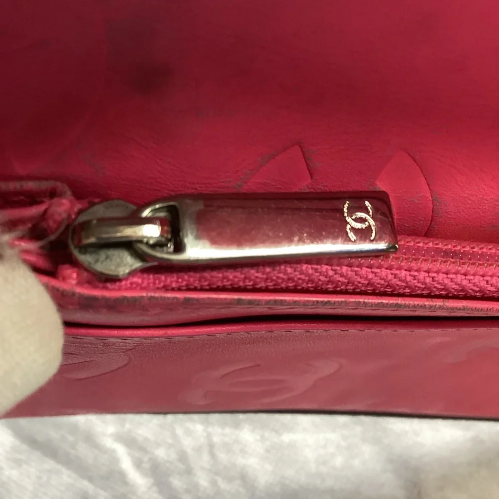 CHANEL Black Ligne Cambon Wallet